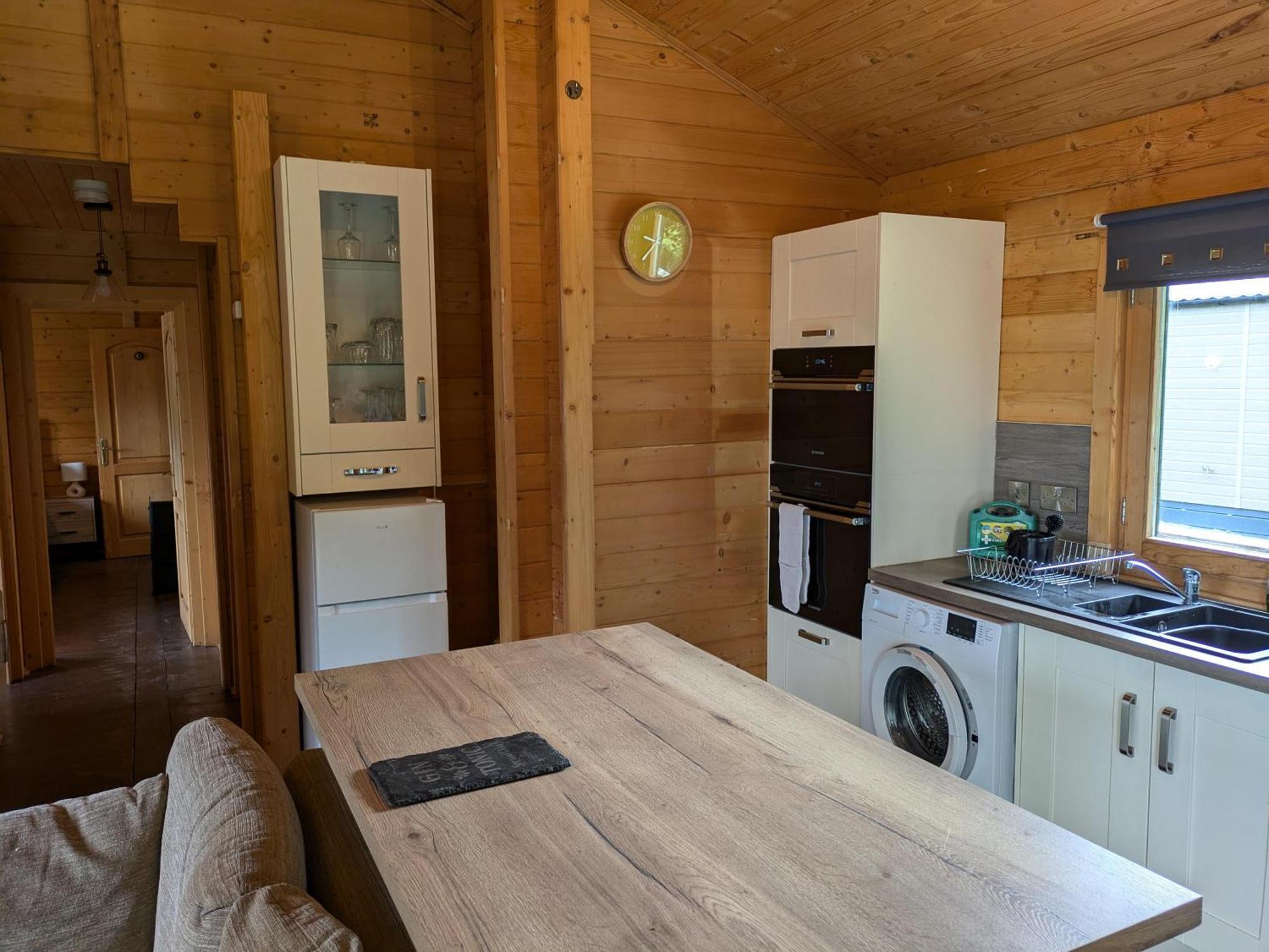 Rustic Lodge Retreat At Riverview Holiday Park Newcastleton Esterno foto